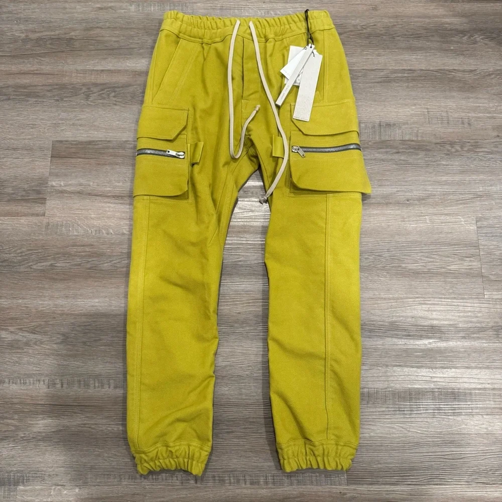 Rick Owens Mastodon Cargo Pants in Acid - Picture 3 of 13
